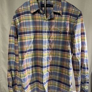 Ralph Lauren Men's Colorful Plaid Button-Down Shirt